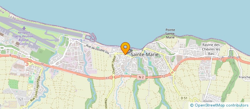 localisation de l'entreprise MONSIEUR VINCENT VIRAPIN CAROUMBIN à SAINTE-MARIE