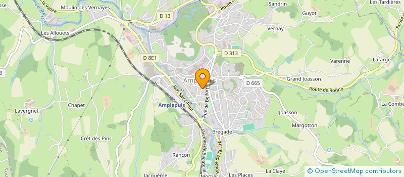 localisation de l'entreprise MONSIEUR VINCENT VISCOVO  AMPLEPUIS