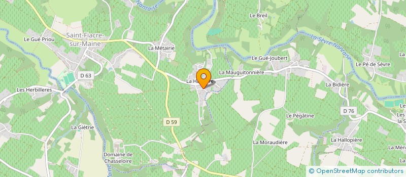 localisation de l'entreprise MONSIEUR VINCENT VISONNEAU  SAINT-FIACRE-SUR-MAINE