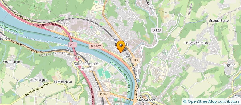 localisation de l'entreprise MONSIEUR VINCENT VOILLOT  VIENNE