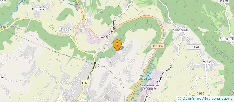 localisation de l'entreprise MONSIEUR VINCENT VOULHOUX  BELLEY