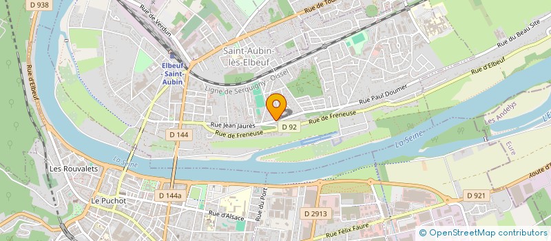 localisation de l'entreprise MONSIEUR VINCENT VOVARD  SAINT-AUBIN-LES-ELBEUF