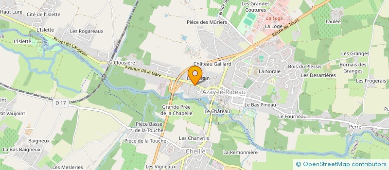 localisation de l'entreprise MONSIEUR VINCENT VOYRON  AZAY-LE-RIDEAU