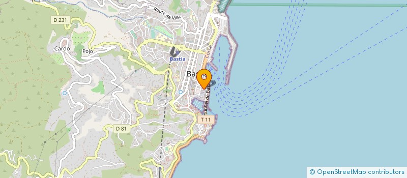 localisation de l'entreprise MONSIEUR VINCENT VUOSO à BASTIA