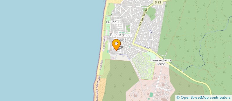 localisation de l'entreprise MONSIEUR VINCENT WANNER  BISCARROSSE