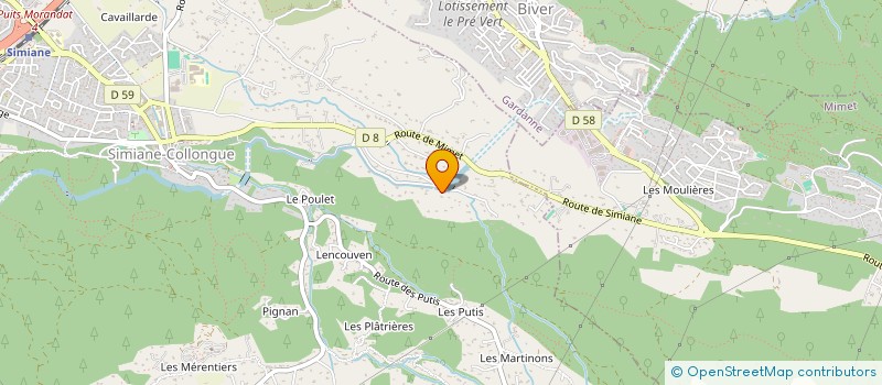 localisation de l'entreprise MONSIEUR VINCENT WATERSON  SIMIANE-COLLONGUE