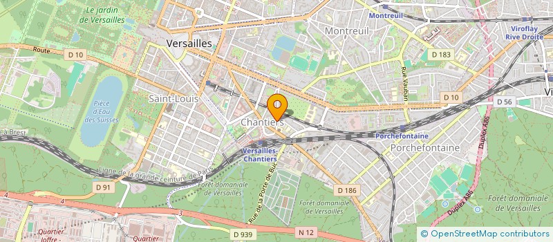 localisation de l'entreprise MONSIEUR VINCENT WEBER  VERSAILLES