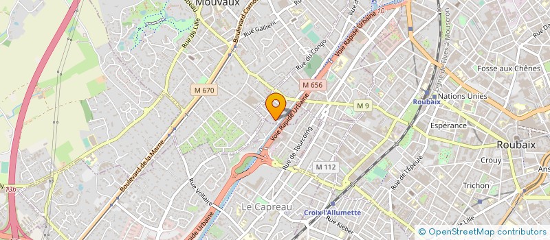 localisation de l'entreprise MONSIEUR VINCENT WERQUIN  TOURCOING