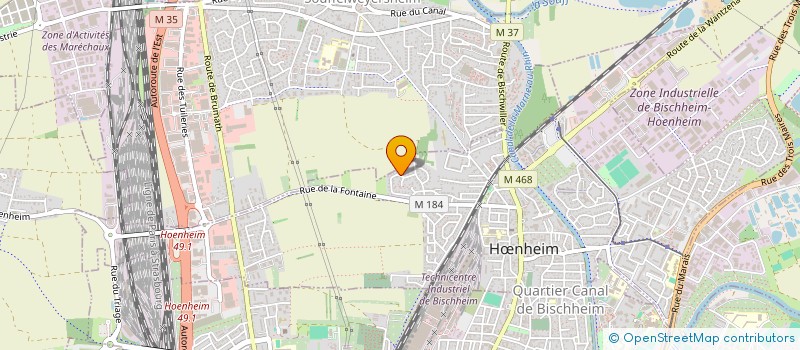 localisation de l'entreprise MONSIEUR VINCENT WOLFF  HNHEIM