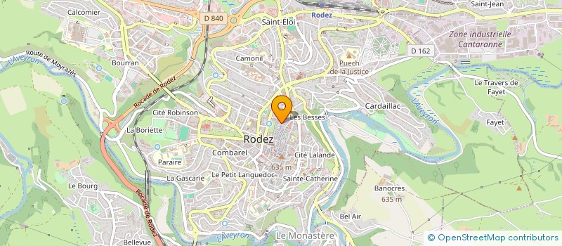 localisation de l'entreprise MONSIEUR VINCENT-XAVIER ARSLANIAN  RODEZ