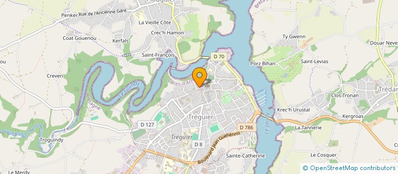 localisation de l'entreprise MONSIEUR VINCENT YOUNES à TREGUIER