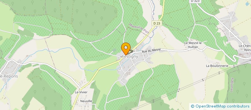 localisation de l'entreprise MONSIEUR VINCENT YVE  FESTIGNY