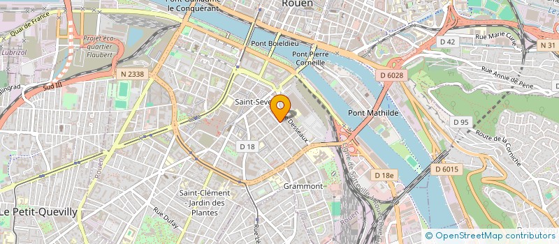 localisation de l'entreprise MONSIEUR VINCENT YVON à ROUEN