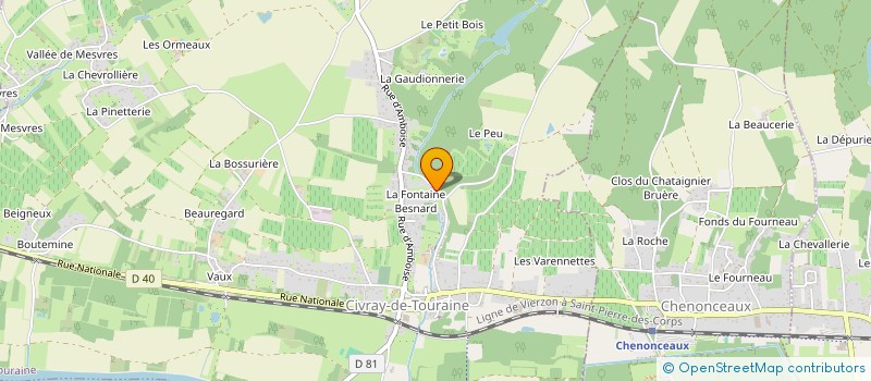 localisation de l'entreprise MONSIEUR VINCENT ZAMPARO à CIVRAY-DE-TOURAINE