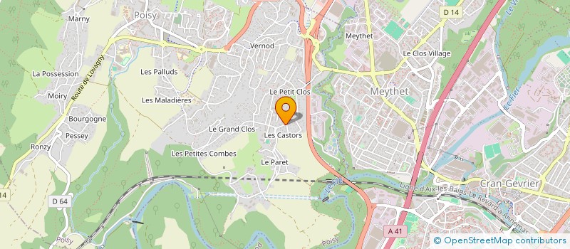 localisation de l'entreprise MONSIEUR VINCENT ZEGGARI à POISY