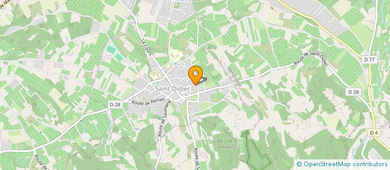 localisation de l'entreprise MONSIEUR VINCENTE FERNANDEZ SANCHEZ  SAINT-DIDIER