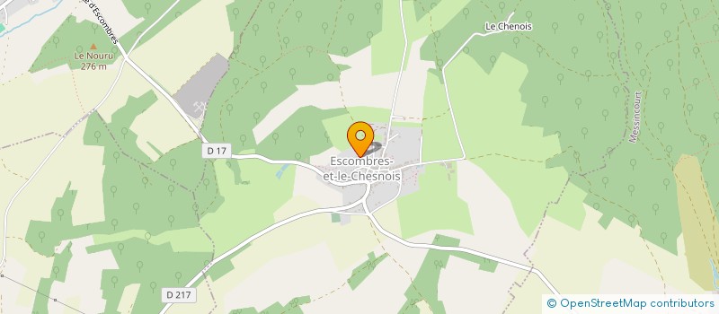 localisation de l'entreprise MONSIEUR VINCENTE MARTIN EUCINAS à ESCOMBRES-ET-LE-CHESNOIS