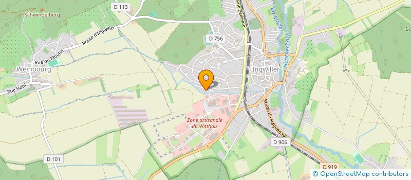 localisation de l'entreprise MONSIEUR VINCENTE SPINELLI  INGWILLER