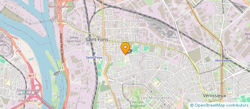 localisation de l'entreprise MONSIEUR VINCENTE VIDOCIN à SAINT-FONS