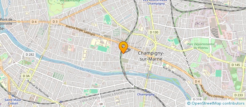 localisation de l'entreprise MONSIEUR VINCENZA DE CARLO à CHAMPIGNY-SUR-MARNE
