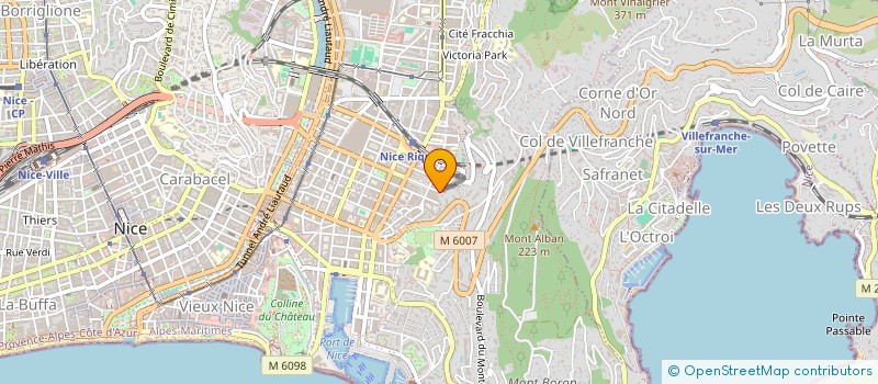 localisation de l'entreprise MONSIEUR VINCENZO AMOROSO  NICE