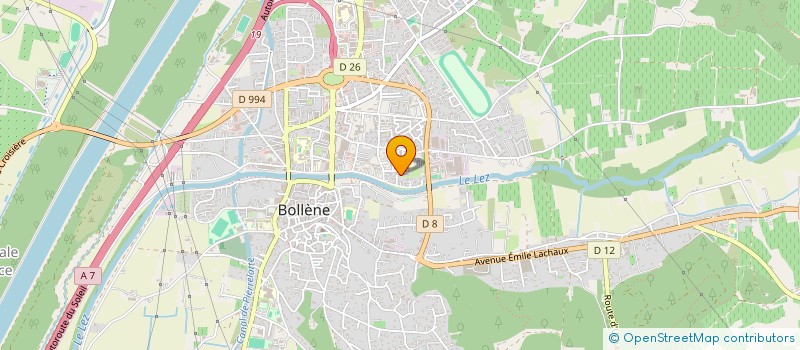 localisation de l'entreprise MONSIEUR VINCENZO BRISCESE  BOLLENE