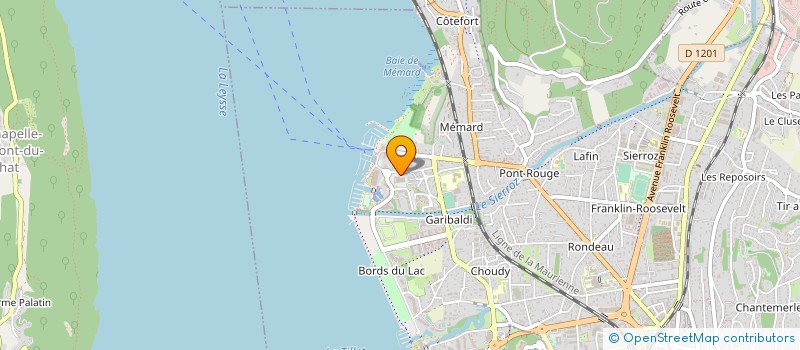 localisation de l'entreprise MONSIEUR VINCENZO D'AGOSTINO  AIX-LES-BAINS