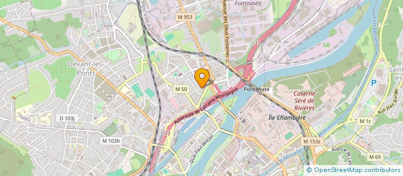 localisation de l'entreprise MONSIEUR VINCENZO FALZONE  METZ