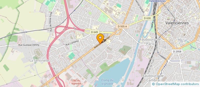 localisation de l'entreprise MONSIEUR VINCENZO GRAZIANO à VALENCIENNES