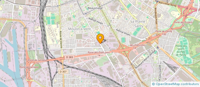 localisation de l'entreprise MONSIEUR VINCENZO LISCI  VENISSIEUX