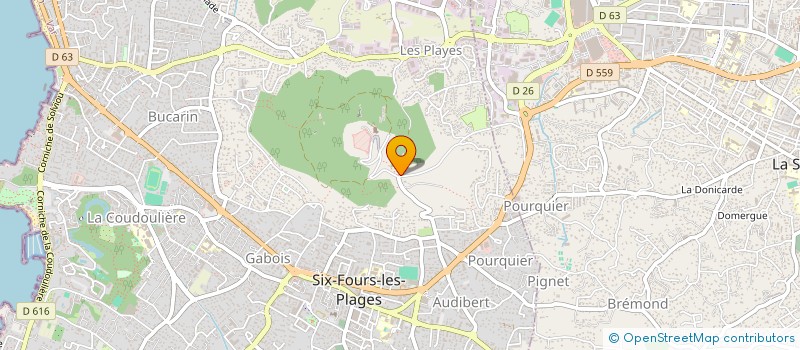 localisation de l'entreprise MONSIEUR VINCENZO LO MONACO à SIX-FOURS-LES-PLAGES