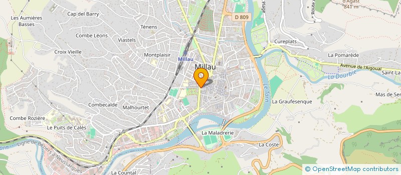localisation de l'entreprise MONSIEUR VINCENZO PICARDI à MILLAU