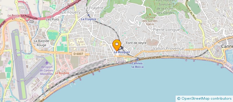 localisation de l'entreprise MONSIEUR VINCENZO PRATICO à ANTIBES