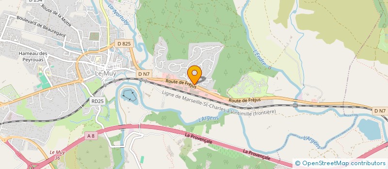 localisation de l'entreprise MONSIEUR VINCENZO RANALLI  LE MUY