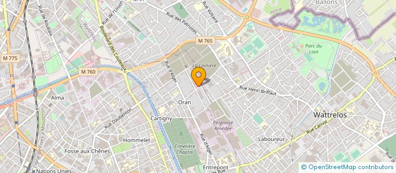 localisation de l'entreprise MONSIEUR VINCENZO VALENZIANO à ROUBAIX