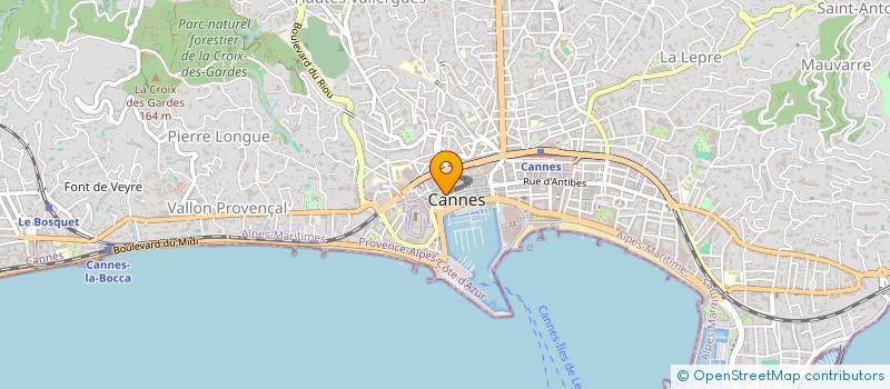 localisation de l'entreprise MONSIEUR VINCENZO VINO à CANNES