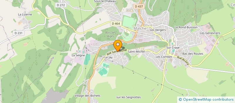 localisation de l'entreprise MONSIEUR VINCENZO ZORATTI  MAICHE