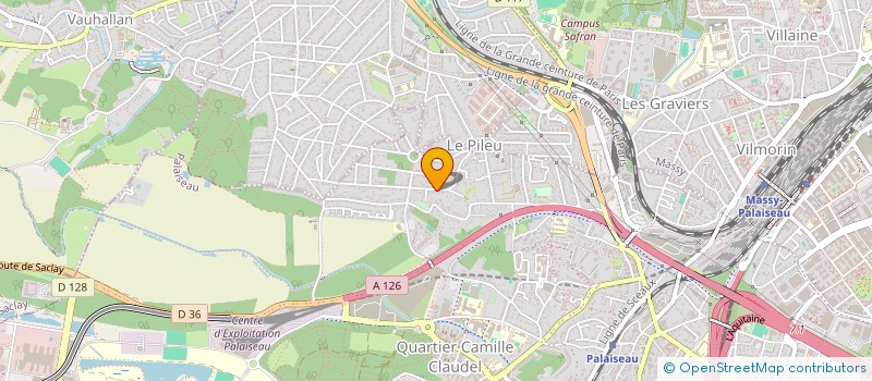 localisation de l'entreprise MONSIEUR VINESH VEERASINGAM  PALAISEAU