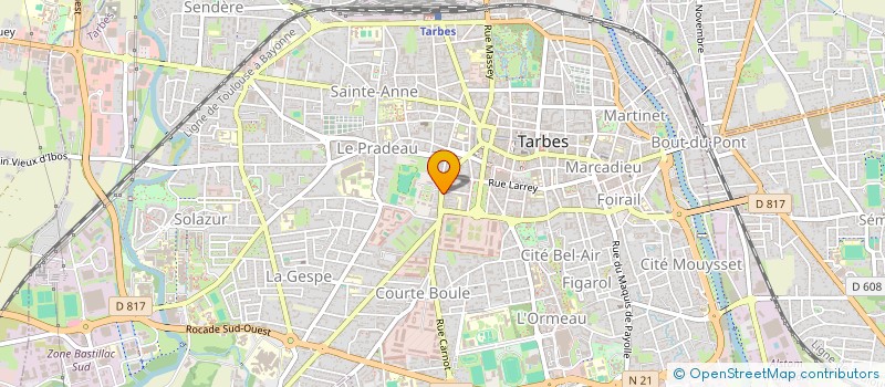 localisation de l'entreprise MONSIEUR VINH THAI  TARBES