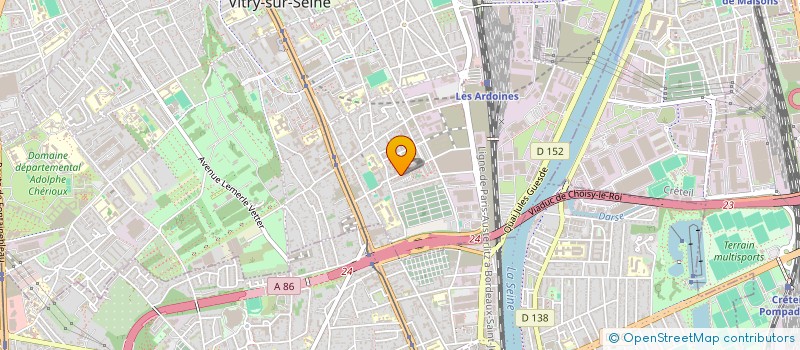 localisation de l'entreprise MONSIEUR VINICIUS DONIZETI DA SILVA à VITRY-SUR-SEINE