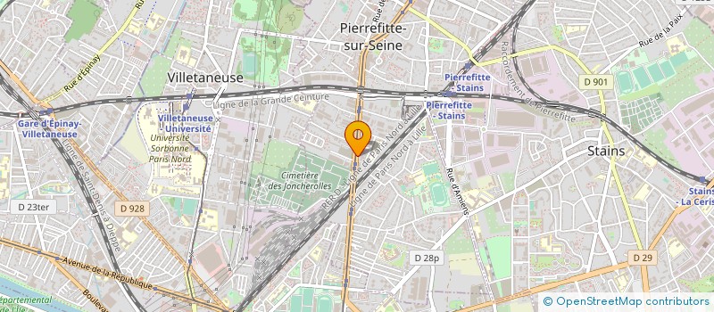 localisation de l'entreprise MONSIEUR VINICIUS LOPES VIEIRA SILVA à PIERREFITTE-SUR-SEINE