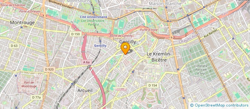 localisation de l'entreprise MONSIEUR VINODKUMAR VITTHALDA PRAJAPATI  GENTILLY