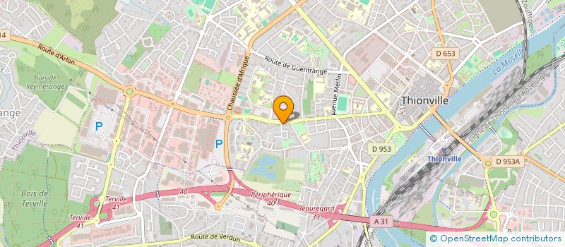 localisation de l'entreprise MONSIEUR VIOLETTE LE GUILLOU  THIONVILLE