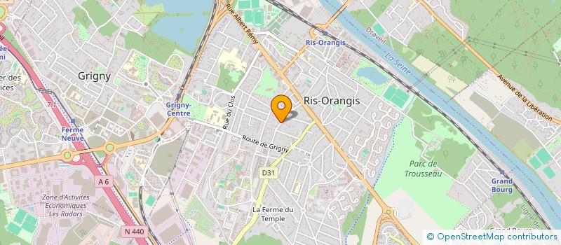 localisation de l'entreprise MONSIEUR VIOLIN PLESCA  RIS-ORANGIS