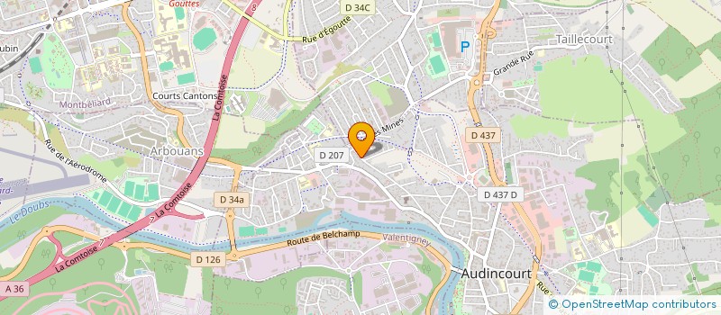 localisation de l'entreprise MONSIEUR VIOREL AVADANEI  AUDINCOURT