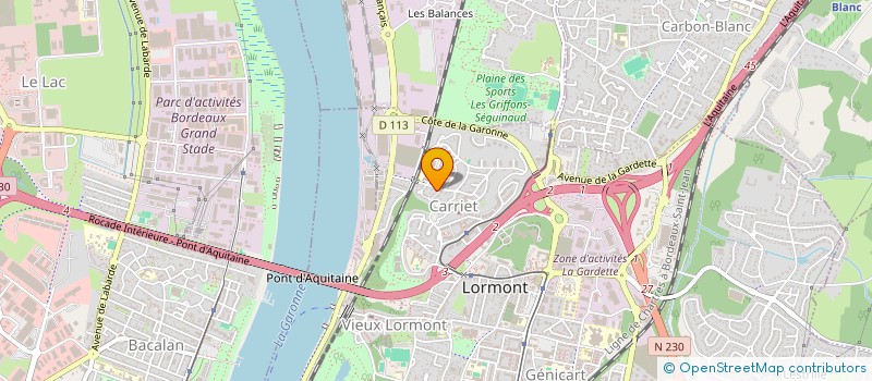 localisation de l'entreprise MONSIEUR VIOREL BOCANCEA  LORMONT