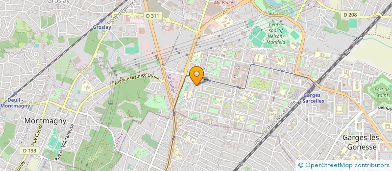 localisation de l'entreprise MONSIEUR VIOREL CRET  SARCELLES