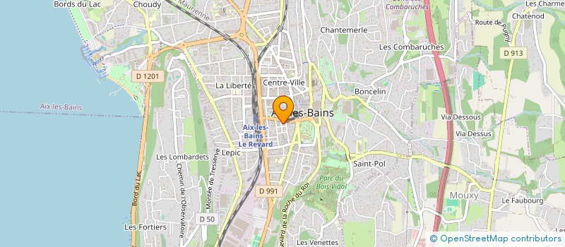 localisation de l'entreprise MONSIEUR VIOREL DINU à AIX-LES-BAINS