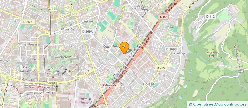 localisation de l'entreprise MONSIEUR VIOREL LINGURAR  SAINT-MARTIN-D'HERES