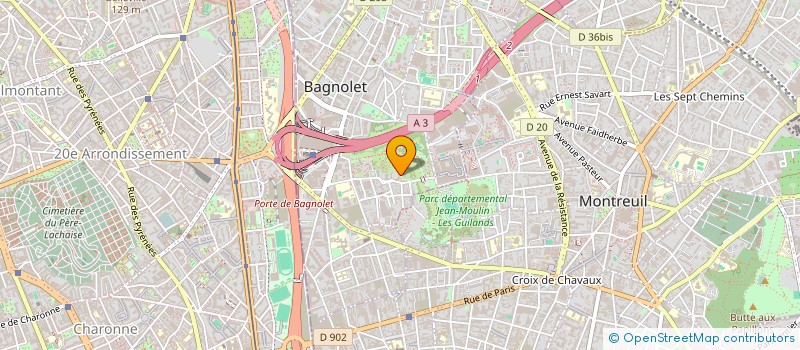 localisation de l'entreprise MONSIEUR VIOREL MAZILO à BAGNOLET